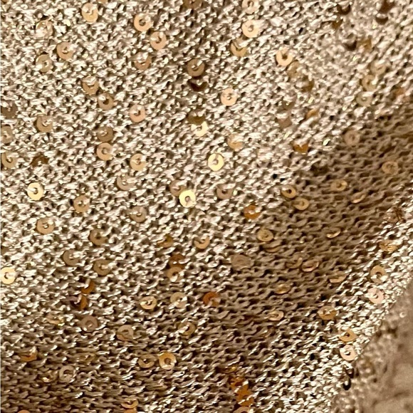 St John Gold Textured Blazer Size Small Modest Church Glam Gift Old Money Preppy - Picture 4 of 16